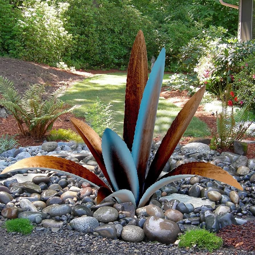 Amazon.com : clyqyy DIY Metal Agave Plant Art Yard Tequila